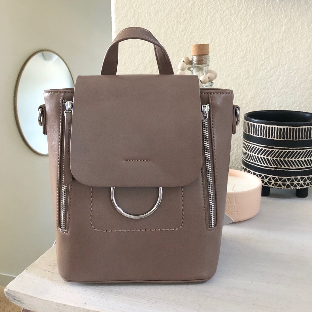 Mauve Brown Chloé Faye Dupe Backpack